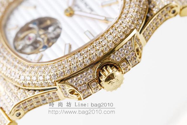 PATEK PHILIPPE手錶PE最新力作 百達翡麗陀飛輪豪華腕表 百達翡麗高端男表  hds1242